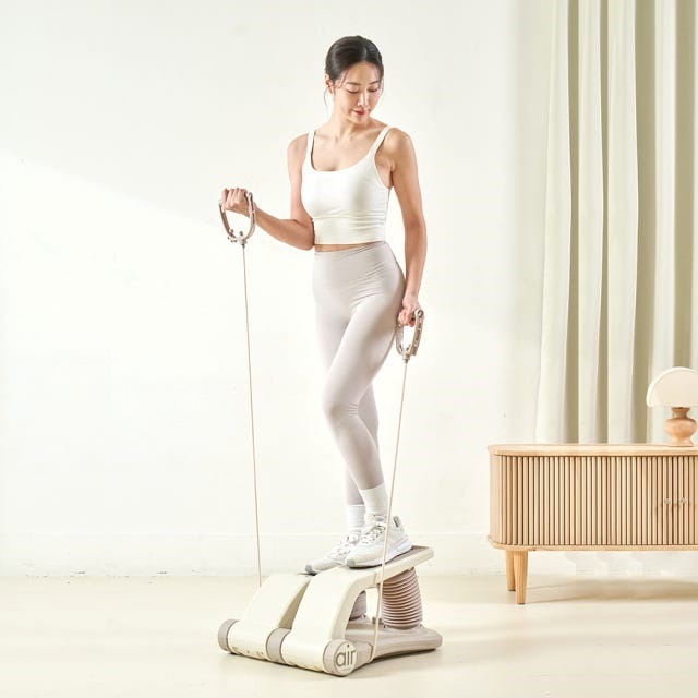 Mini Air Pressure Twist Stepper with LCD Monitor & Resistance Bands, 120KG Load Home Indoor Air Fitness Stepper Workout Equipment | Factory Direct Wholesale Only, OEM ODM Private Label Customization A